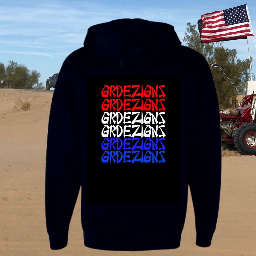 GRDEZIGNS Banner Adult Hoodie