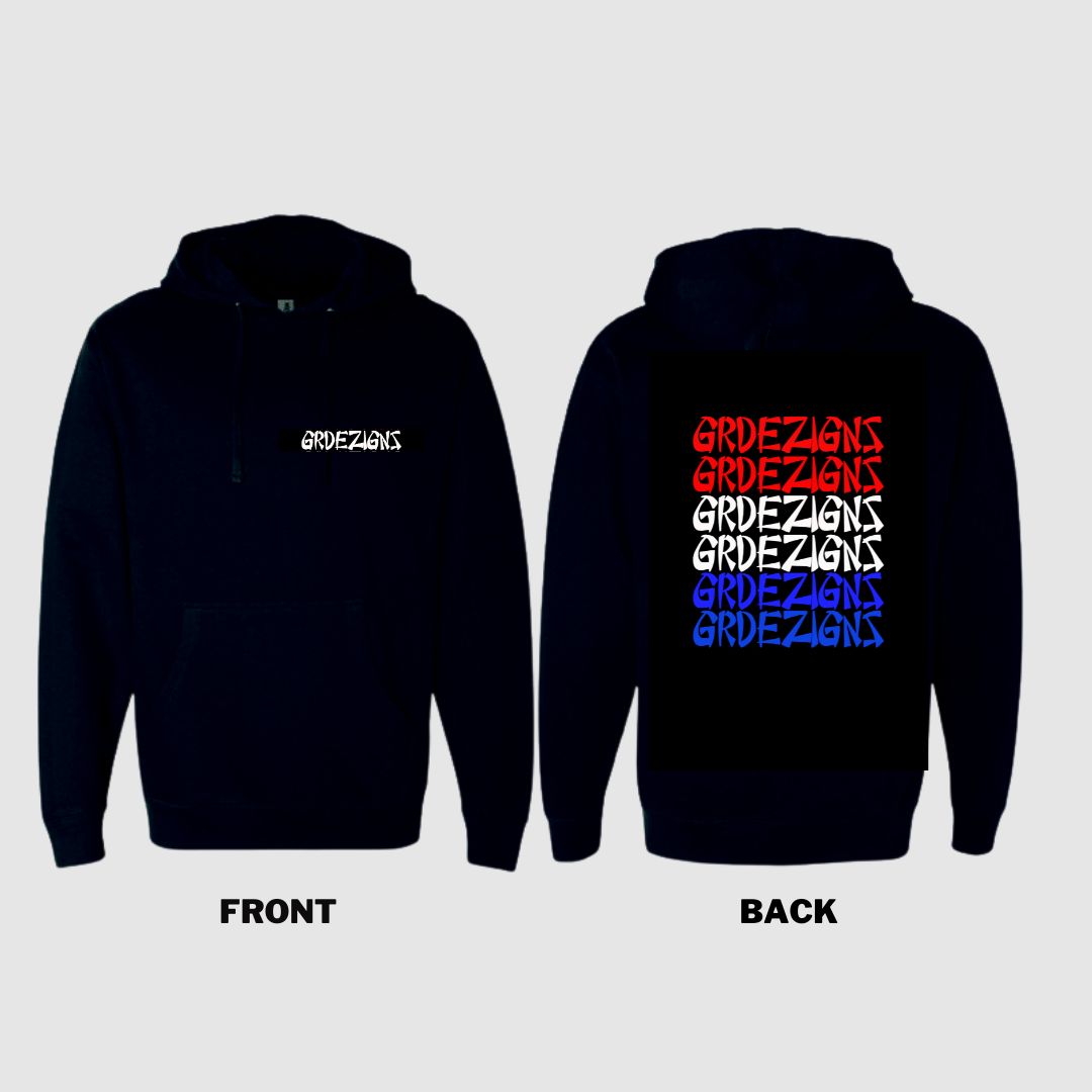 GRDEZIGNS Banner Adult Hoodie